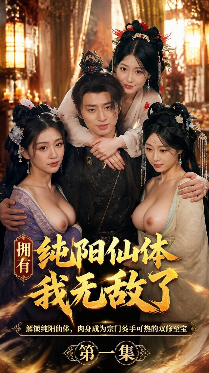 AI成人短剧：ACDJ《拥有纯阳仙体，我无敌了》（全5集） 