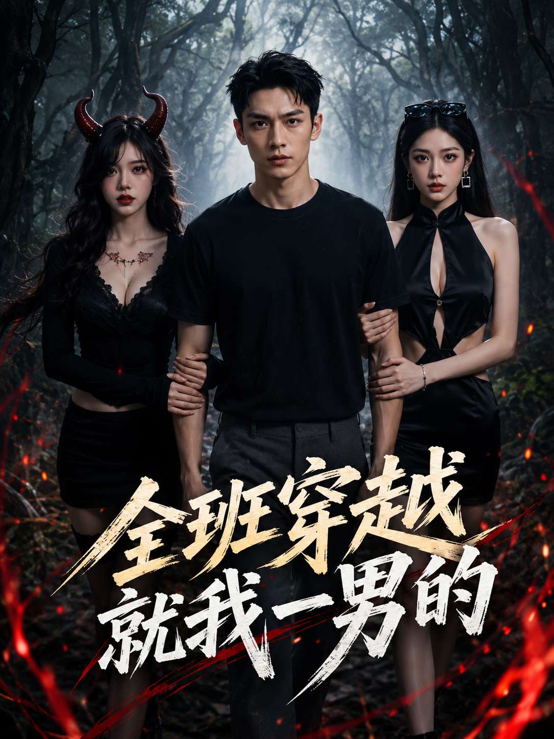 成人短剧：全班穿越就我一男的